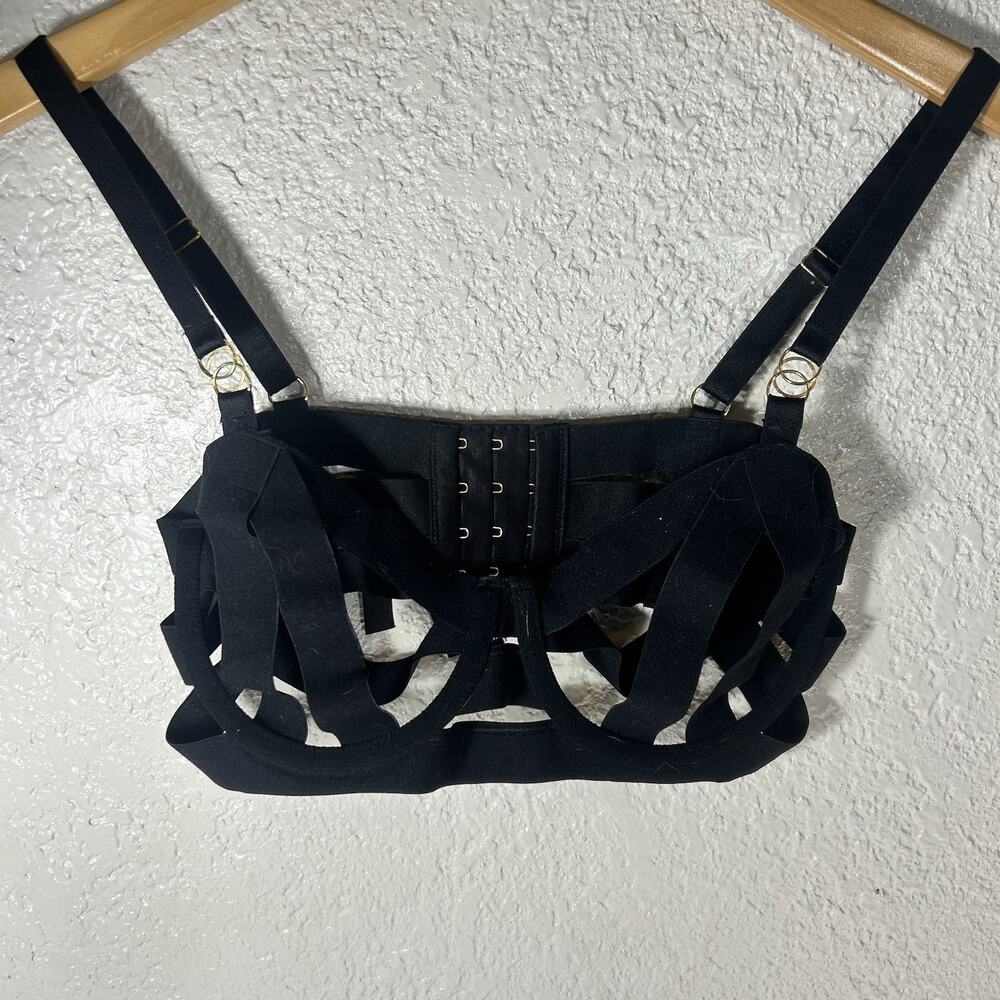 Victorias Secret Bra Womens 34C Unlined Balconet Sexy Club Underwire Adjustable